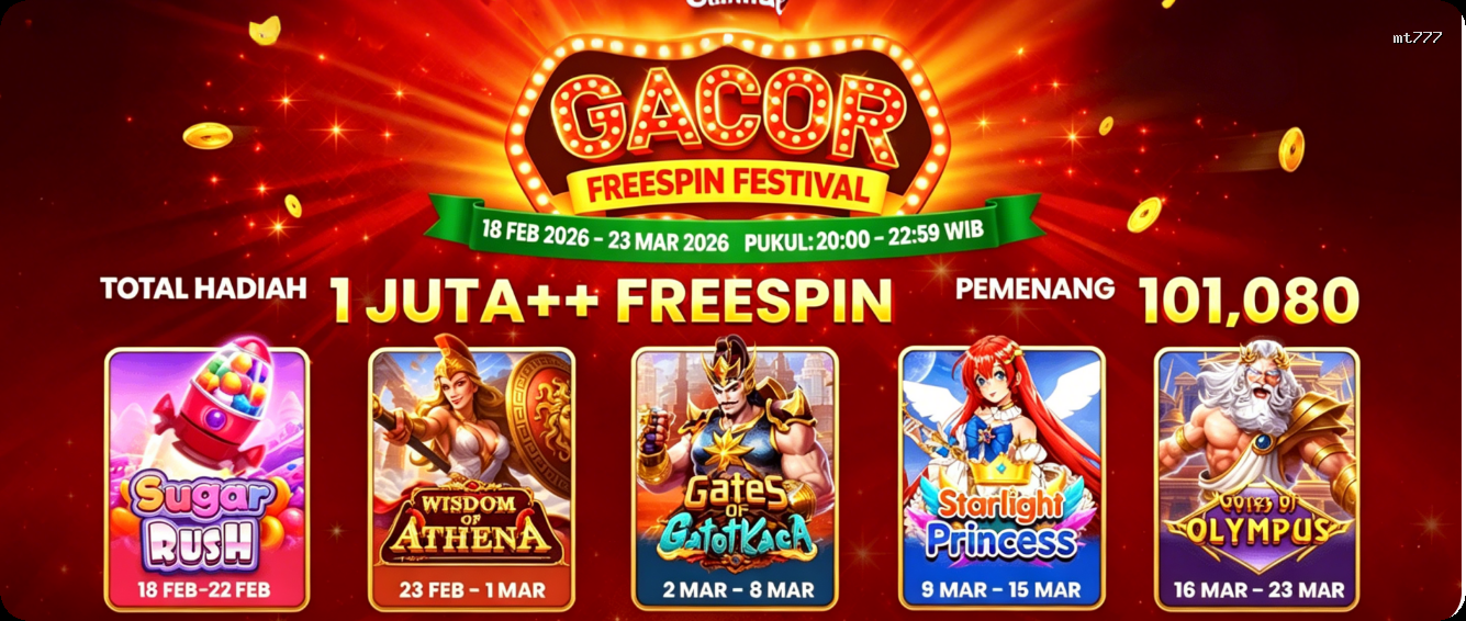 Login mt777 Sekarang Bonus Melimpah